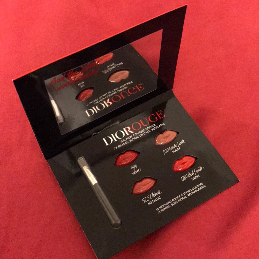 Dior Rouge Lipstick with lip brush